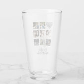 8 x FOTO COLLAGE Passen getrouwd Persoonlijke WEDI Glas (Achterkant)