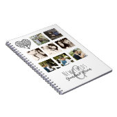 8 x FOTO COLLAGE Passen getrouwd Persoonlijke WEDI Notitieboek (Rechterzijde)