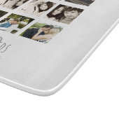 8 x FOTO COLLAGE Passen getrouwd Persoonlijke WEDI Snijplank (Hoek)