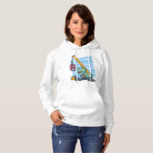8 years 8th Birthday Mobile Crane Dinosaur Hoodie (Voorkant volledig)