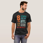 8 Years 96 Months Of Being Awesome 8th Birthday Co T-shirt (Voorkant volledig)