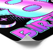 8 Years Old Birthday Kp Kids 8th Birthday Girls K- Poster (Hoek)