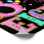 8 Years Old Sweet Sy And Eight Birthday Girl Donut Poster (Hoek)