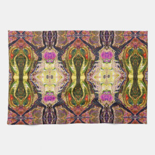 8 Yoga Warriors Kitchen Towel by Deprise Theedoek