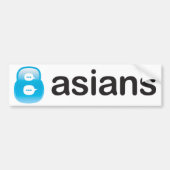 8Asians Sticker (Voorkant)