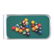 8ball & 9ball billiard rack Money Clip