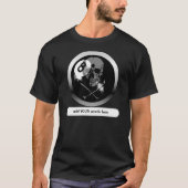 8ball Skull en Crossbones T-shirt (Voorkant)