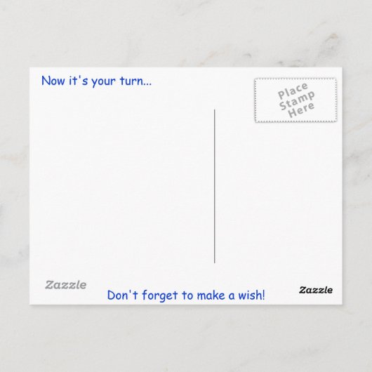 #8Birthday Briefkaart (Achterkant)