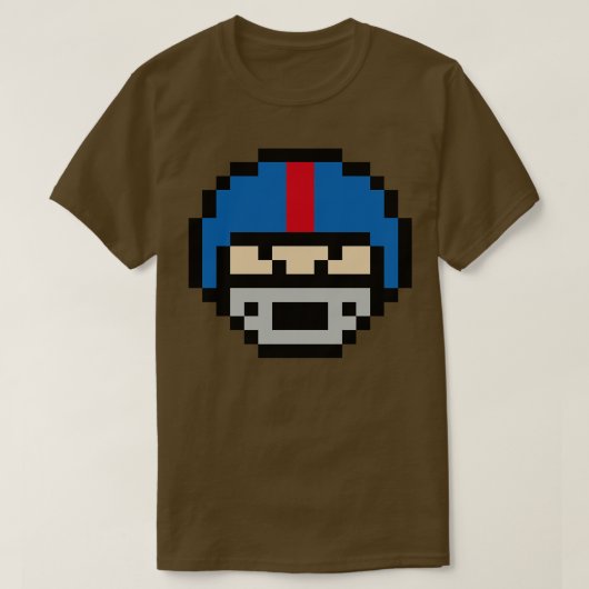 8bit Helmet Head Oxford T-shirt (Design voorkant)