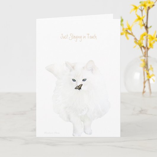 #8Blijf gewoon in contact Kaart (Gele Bloem)