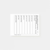 8CPH Maandelijkse Planner Tracker Post-it Pad Post-it® Notes (Voorkant)