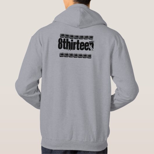 8dertien Hoodie (Achterkant)