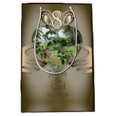 8e,19e bruiloft Foto Jubileum Claddaugh   Medium Cadeauzakje (Voorkant)