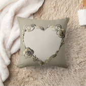 8e,19e Bruiloft Jubileum Brons Roos Hart Kussen (Deken)