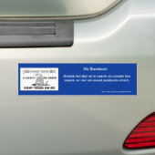 8e amendement bumpersticker (Op auto)