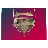 8e brons en toermalijn bruiloft Jubileum hart Groot Cadeauzakje (Voorkant)