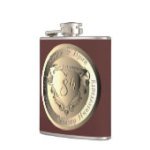 8e 'Bronze Wedding Jubileum Medallion' Heupfles (Links)