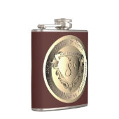 8e 'Bronze Wedding Jubileum Medallion' Heupfles (Rechts)