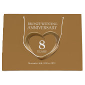 8e bronzen trouwdag foto groot cadeau cadeauzakje (Voorkant)