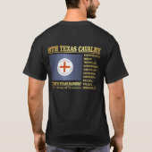 8e Cavalerie van Texas (BA2) T-shirt (Achterkant)