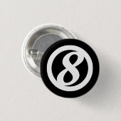 8e Circle Button (Voorkant /achterkant)