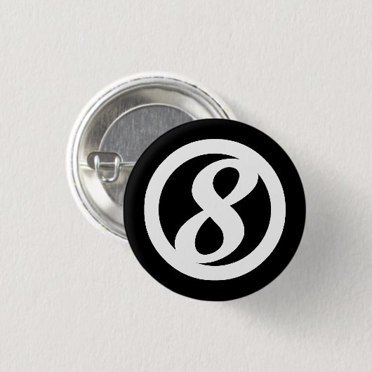 8e Circle Button (Voorkant /achterkant)