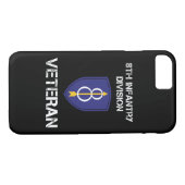 8e divisie infanterie Case-Mate iPhone case (Achterkant (Horizontaal))