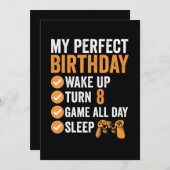 8e draai 8 Mijn perfecte thuisgame Kaart (Voorkant / Achterkant)