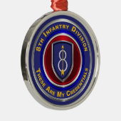 8e editie — Kerst van de infanterie Metalen Ornament (Rechts)