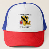 8E ENGINEER BATTALION 1STE CAVALRY TRUCKER PET (Voorkant)