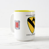 8E ENGINEER BATTALION 1STE CAVALRY TWEEKLEURIGE KOFFIEMOK (Voorkant links)