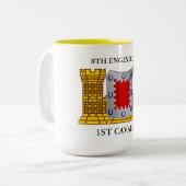 8E ENGINEER BATTALION 1STE CAVALRY TWEEKLEURIGE KOFFIEMOK (Voorkant links)