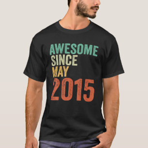 8e geboorte meisjes jongens cadeaus Geweldige sind T-shirt