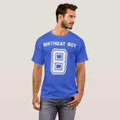 8e geboortedag Shirt Jongen: acht jaar oud (Voorkant volledig)