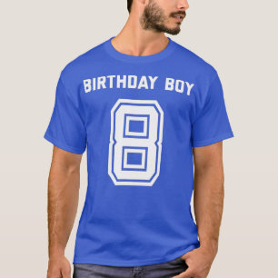 8e geboortedag Shirt Jongen: acht jaar oud