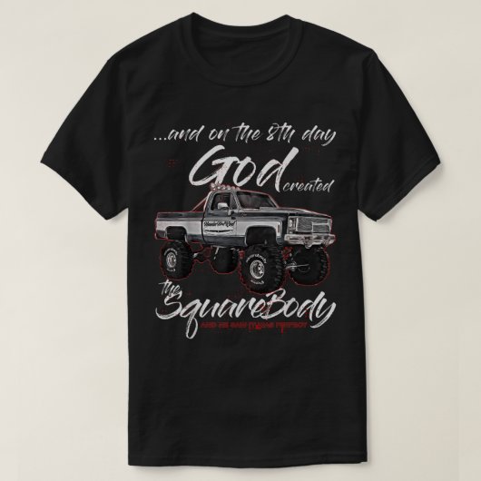 8e God, Jimmy, Squarebody Truck, Suburban, Blazer, T-shirt (Design voorkant)