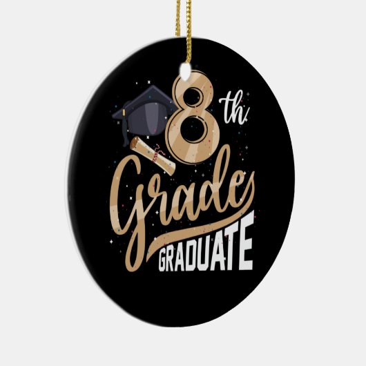 8e graad Afstuderen Klasse 2022 Hoger Afstuderen Keramisch Ornament (Rechts)