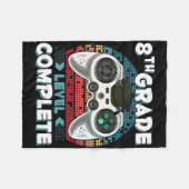 8e graad Complete gamer 8e graad Graduatio Fleece Deken (Voorkant (Horizontaal))