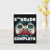 8e graad Complete gamer 8e graad Graduatio Kaart (Gele Bloem)