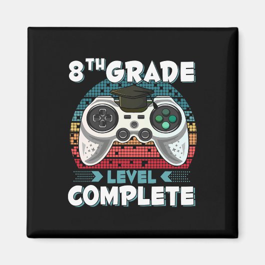 8e graad Complete gamer 8e graad Graduatio Magneet (Voorkant)