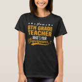 8e graad leraar t-shirt (Voorkant)