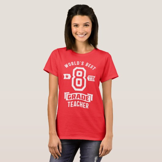 8e graad leraar t-shirt (Voorkant volledig)
