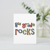 8e graad Rocks achtste Briefkaart (Staand voorkant)