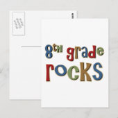 8e graad Rocks achtste Briefkaart (Voorkant / Achterkant)