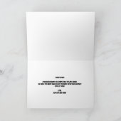 8e graad School Afstuderen creditcard Kaart (Binnen)