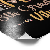 8e graad Vibe Achtste graad Terug naar school Foto Afdruk (Hoek)