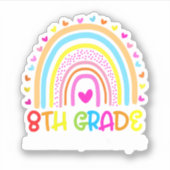 8e graadregenboog waar het avontuur begint sticker (Voorkant)