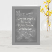 8e graads Afstuderen Kaart (Gele Bloem)