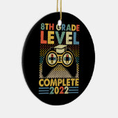 8e GRADE Level Complete 2022-videospellen Keramisch Ornament (Rechts)