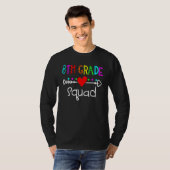 8e Grade Squad Achtste Teacher Student Team Terug T-shirt (Voorkant volledig)